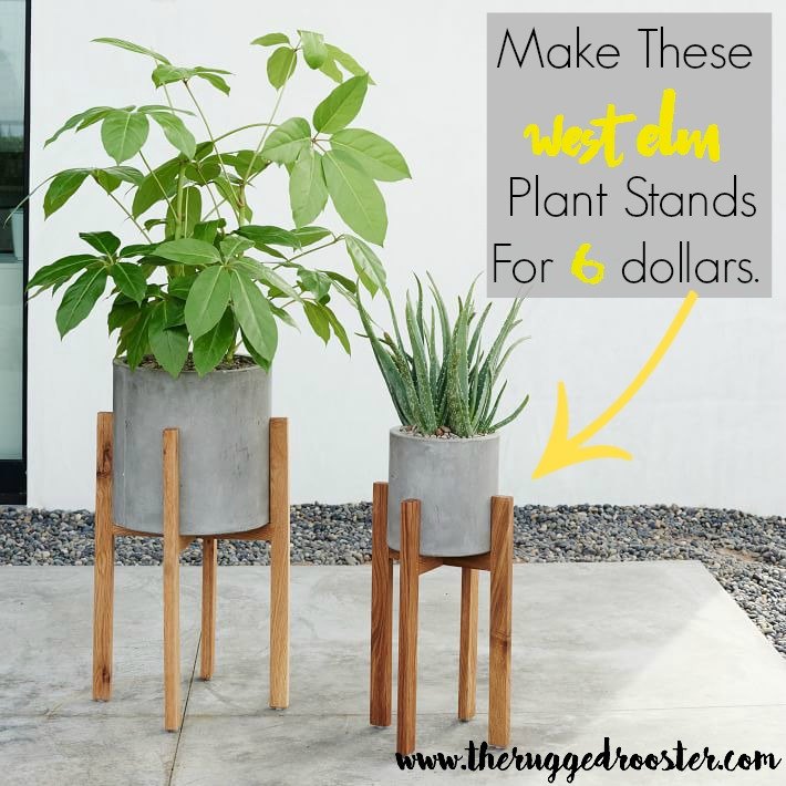 s gardeners copy these 20 stunning ways to display your plants, Recreate A West Elm Stand For Less