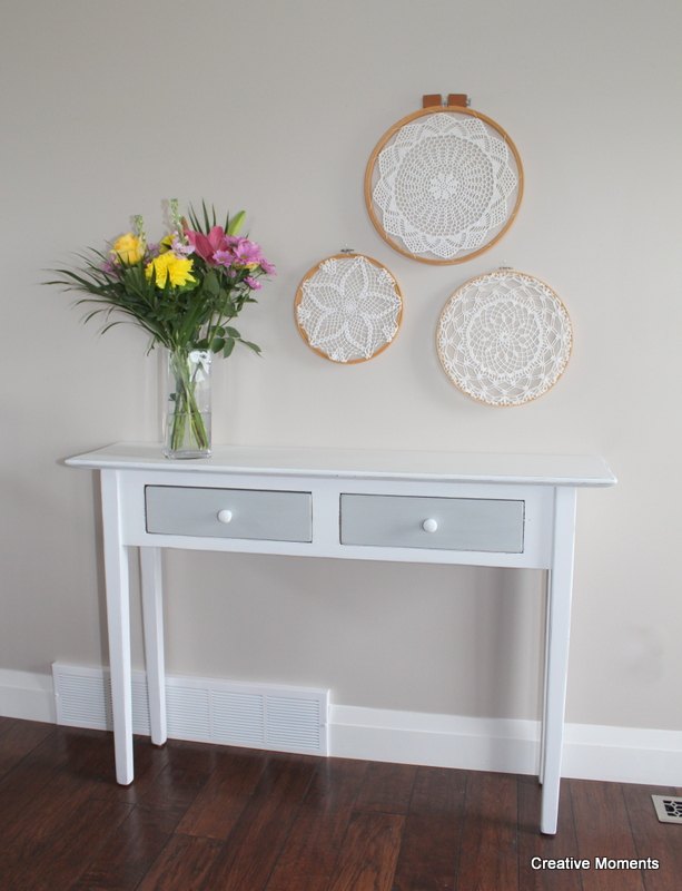 sofa table makeover