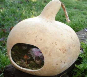 turning a gourd into a home for fairies