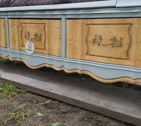 french provincial dresser re purpose