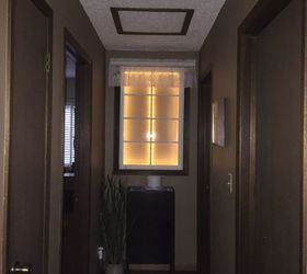 lighten up a dark hallway with a new window