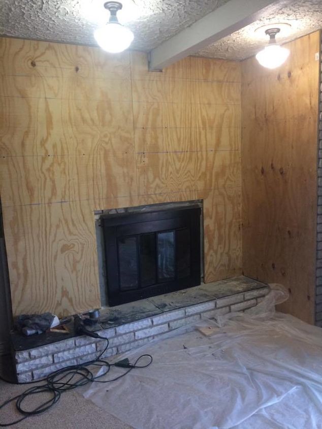 fireplace makeover
