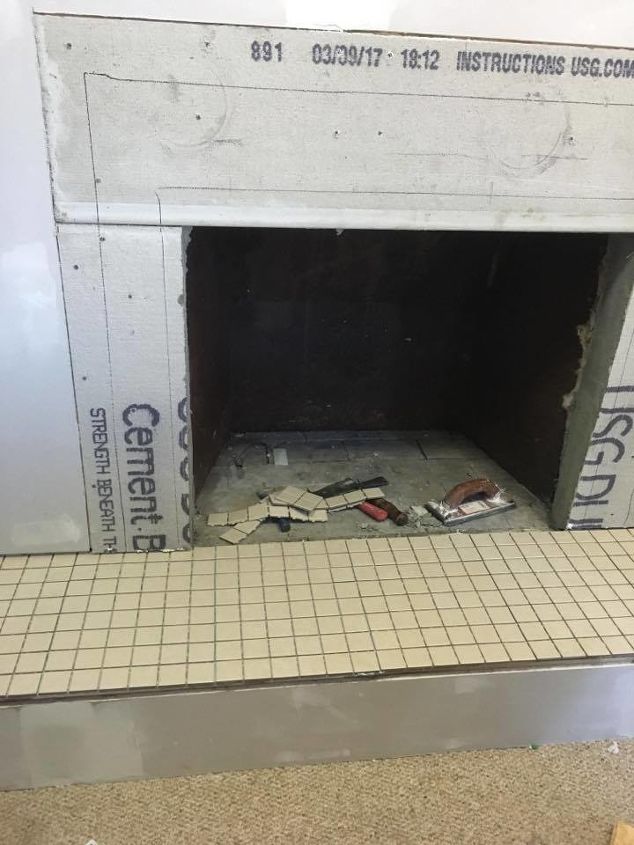 fireplace makeover