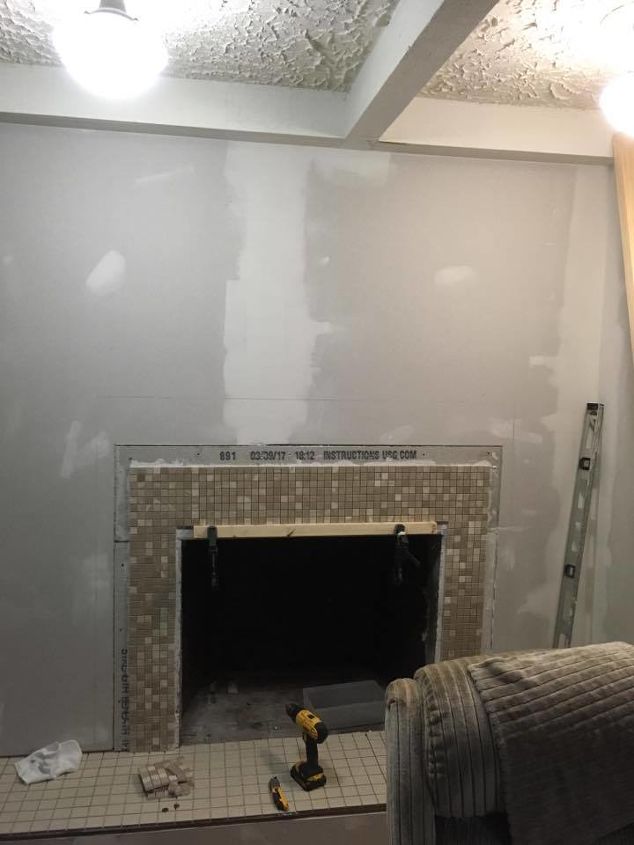 fireplace makeover