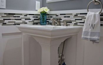 Budget Powder Room Makeover!