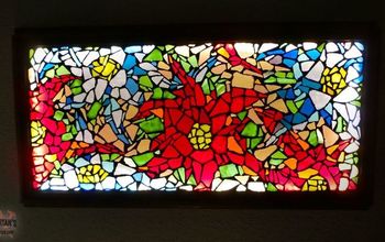 How To Make a Mosaic Glass Light!!