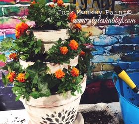 make your entryway beautiful with this flowerpot idea