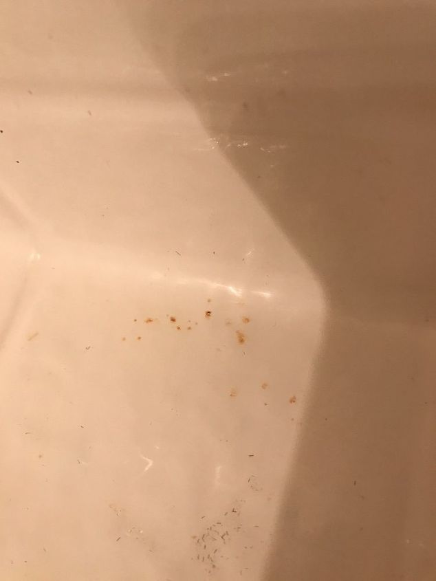 Get Rust Stains Out Of A Plastic Tub, How To Fix Rust Stains In Bathtub
