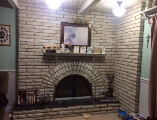 fireplace makeover