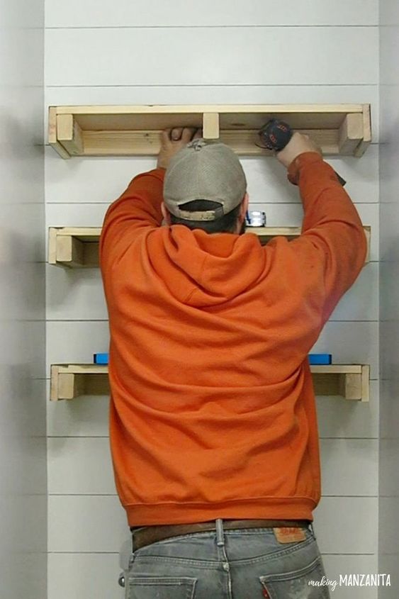 how to build floating shelves for extra bathroom storage