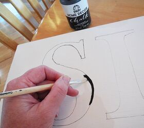 free printable letters instructions for making farmhouse style signs