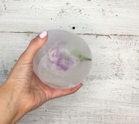 floral ice balls