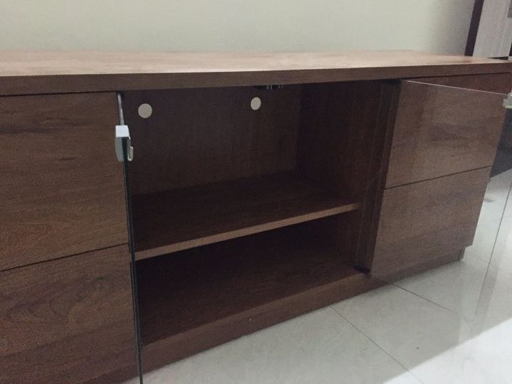 second hand to brand new tv cabinet diy