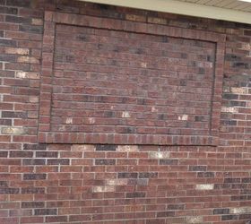 how do i dress up this bricked up window