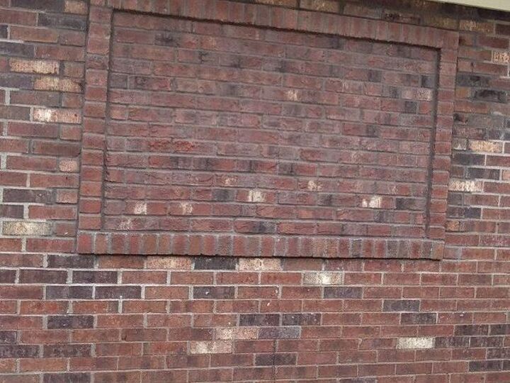 q how do i dress up this bricked up window