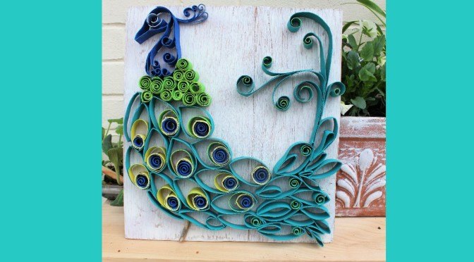 s grab toilet paper tubes for these 14 stunning ideas, Make A Vibrant Peacock
