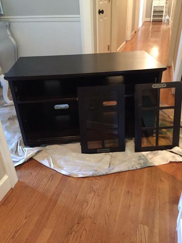 how to makeover a tv console