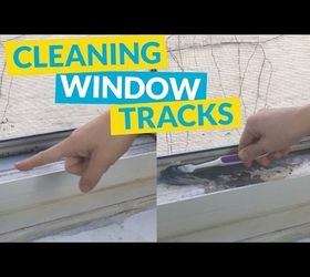 s 11 cleaners from baking soda to make your home sparkling clean, Clean Up Those Window Tracks