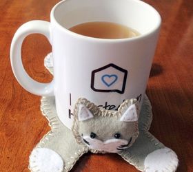 s crafters copy these gift ideas for your friends, Make A Cat Kitten Coaster For The Cat Lady