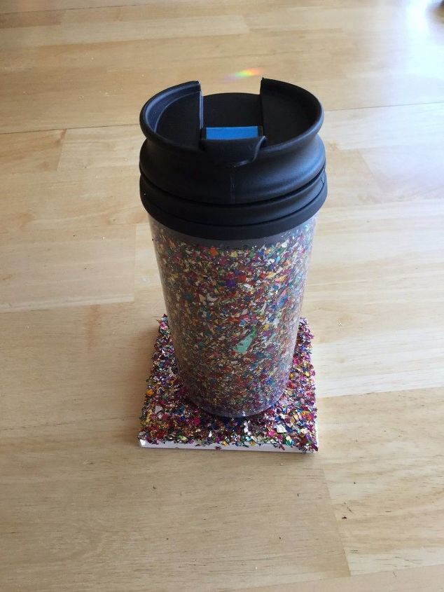 s crafters copy these gift ideas for your friends, Create A Confetti Drink Holder