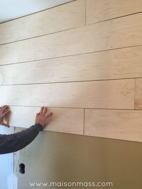 creacin de una pared con tablones de madera
