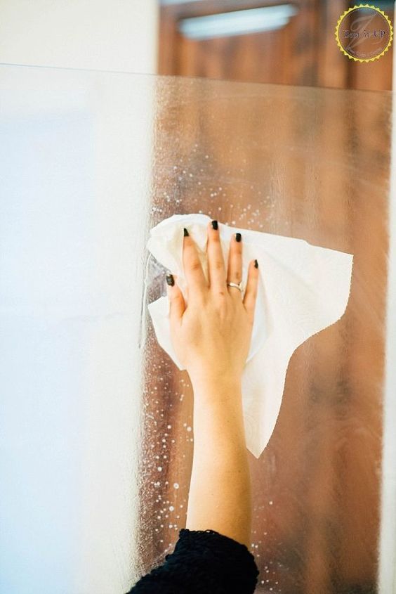 how to remove hard water spots naturally