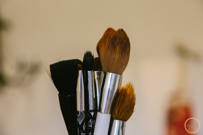 limpiador natural de brochas de maquillaje