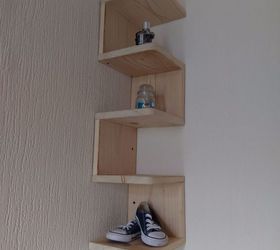 modern contemporary corner shelf
