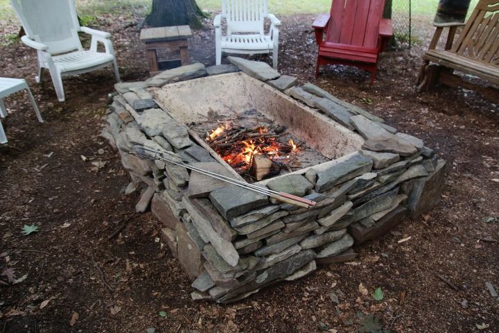 31 brilliant ways to upcycle transform and fix your bathtub, Build A Fire Pit