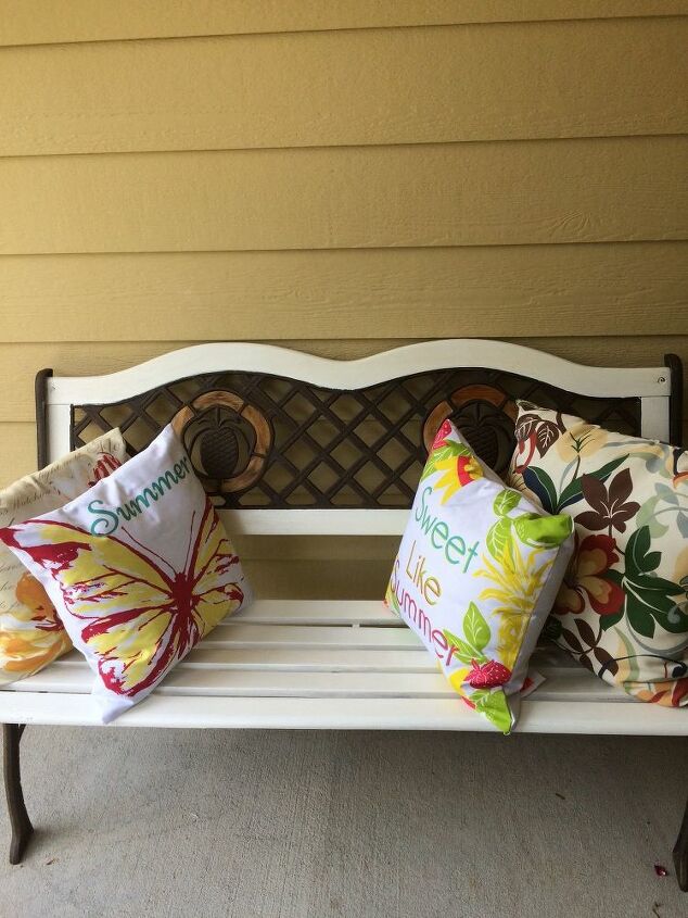 e patio bench fresh look for summer