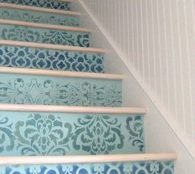 12 diy paint stencil ideas for your stairs