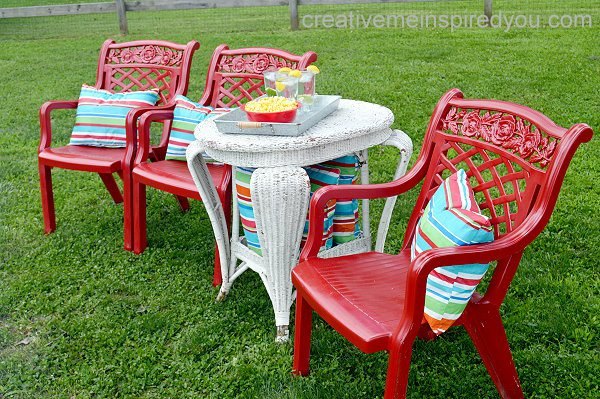 s 12 pool chair ideas we never would have thought of, Paint The Chairs A Bright Color