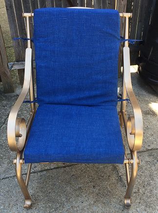 s 12 pool chair ideas we never would have thought of, Decorate Your Curbed Side Chair