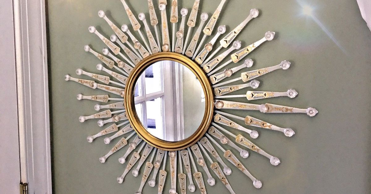 Amazing Diy Using Dollar Tree Mirror And Foldable Fans Hometalk amazing diy using dollar tree mirror