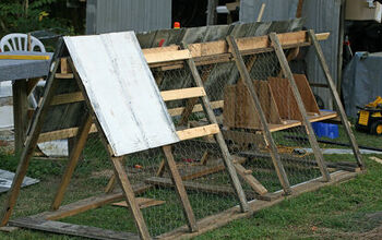 Building a Chicken Tractor From Scrap Lumber and Metal