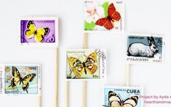 DIY Stamp Swizzle Sticks