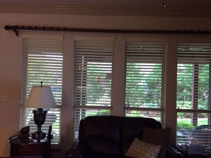 q i took down the curtains i had to lighten up the room