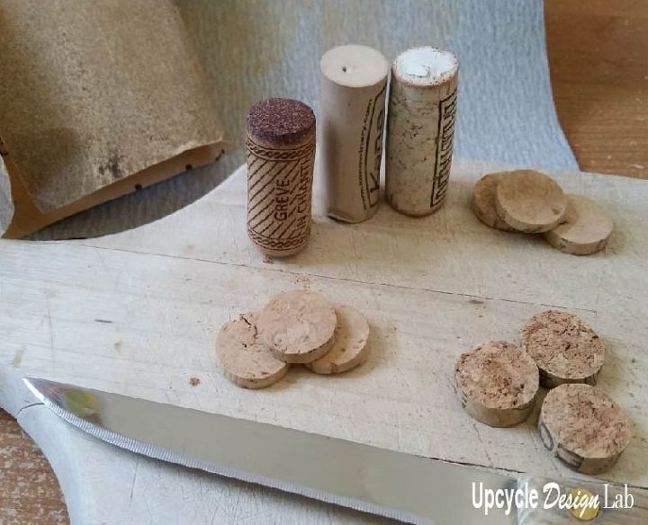 rustic coasters made from trash