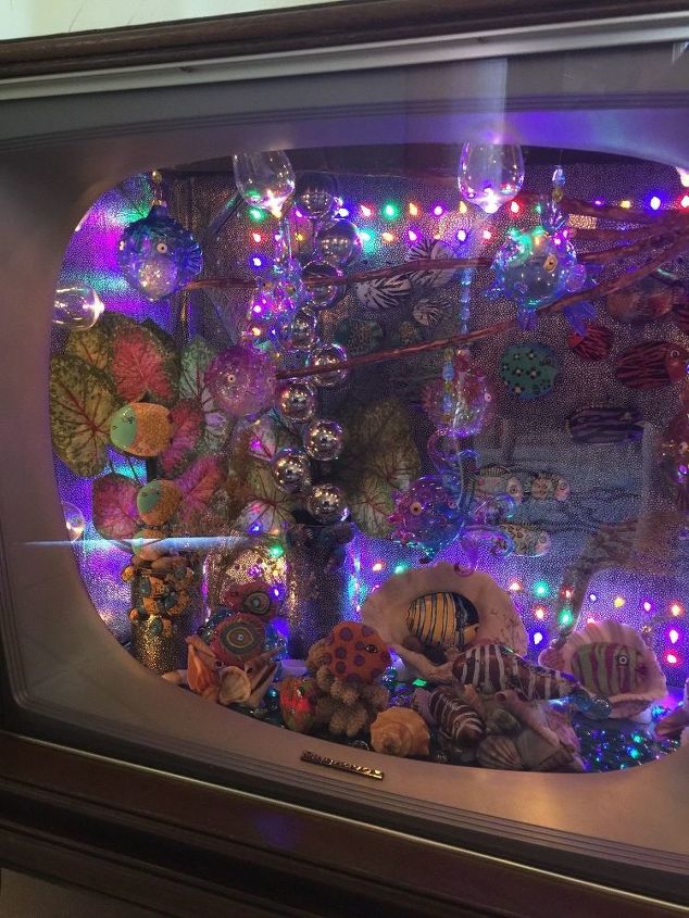 Vintage Tv Faux Aquarium Hometalk