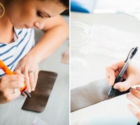 diy leather sleeve for dad