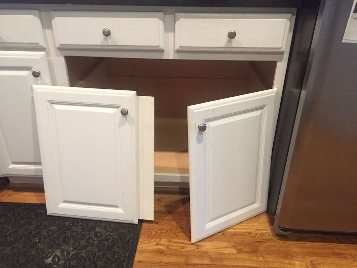 i found more storage by replacing my double door base cabinet