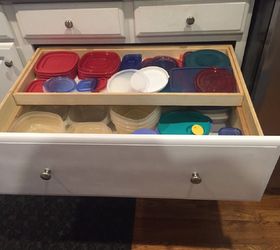 i found more storage by replacing my double door base cabinet
