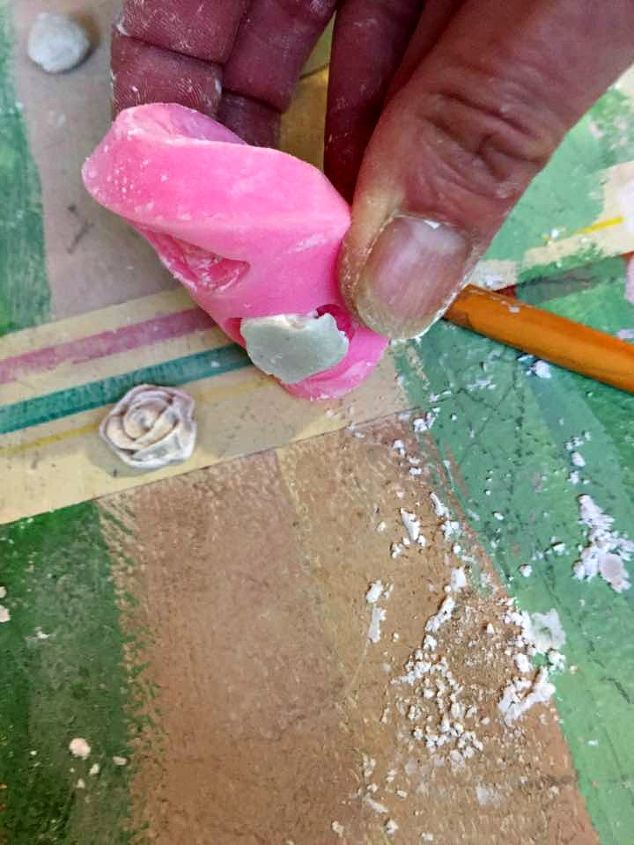 diy shabby chic with paper clay