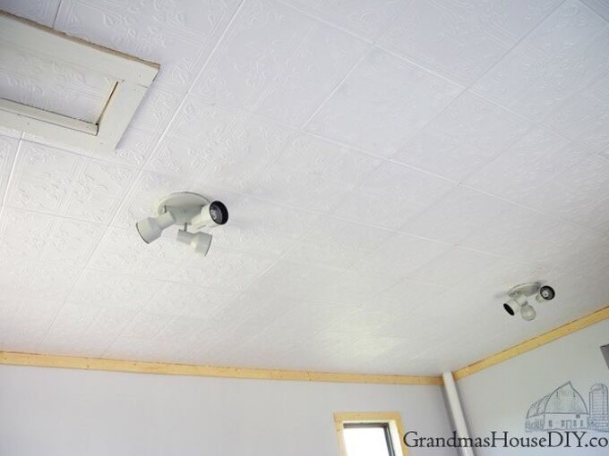 Ideas For Changing A Popcorn Ceiling, Styrofoam Ceiling Tiles Over Popcorn