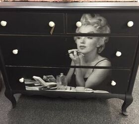 Marilyn Monroe Dresser Using Dixie Belle Paint Clear Coat Satin