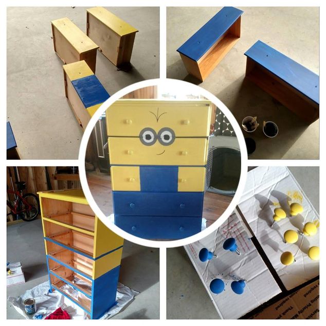 minion dresser using dixie belle paint hometalk
