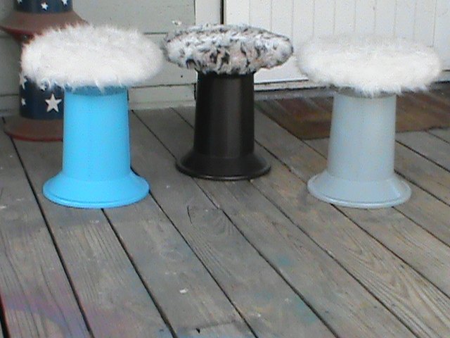 s gardeners copy these 20 stunning ways to display your plants, Turn A Spool Into A Spot For Your Plant