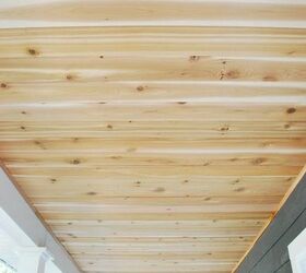 30 ideas creativas para el techo que transformarn cualquier habitacin, Utilice madera de cedro para revestir el techo