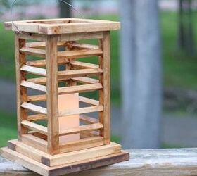 DIY Wooden Lantern That Looks Like You Bought It