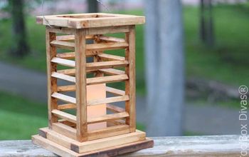 DIY Wooden Lantern That Looks Like You Bought It